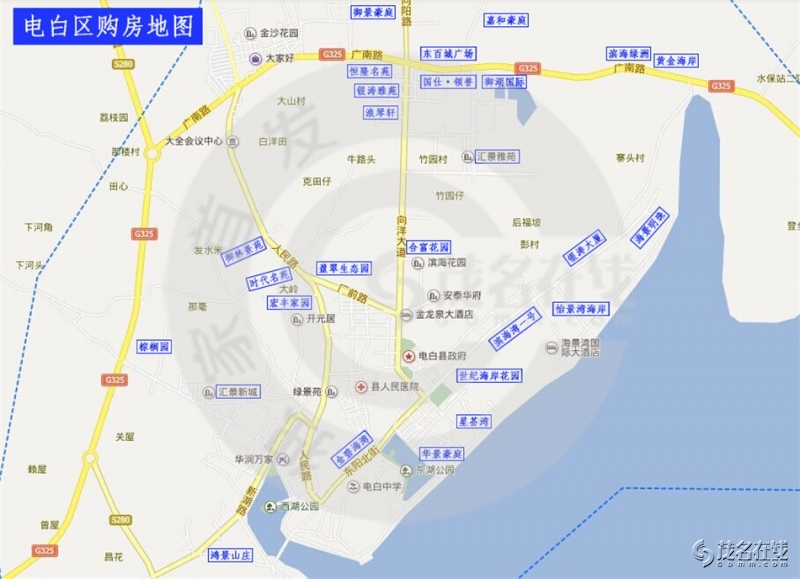 在线首发-电白区7月份购房地图-茂名论坛-话说茂名