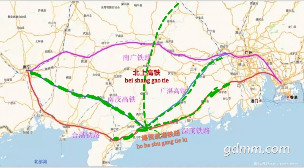 南深高铁来了茂名高州化州信宜人请努力争取对接你希望途经茂名吗