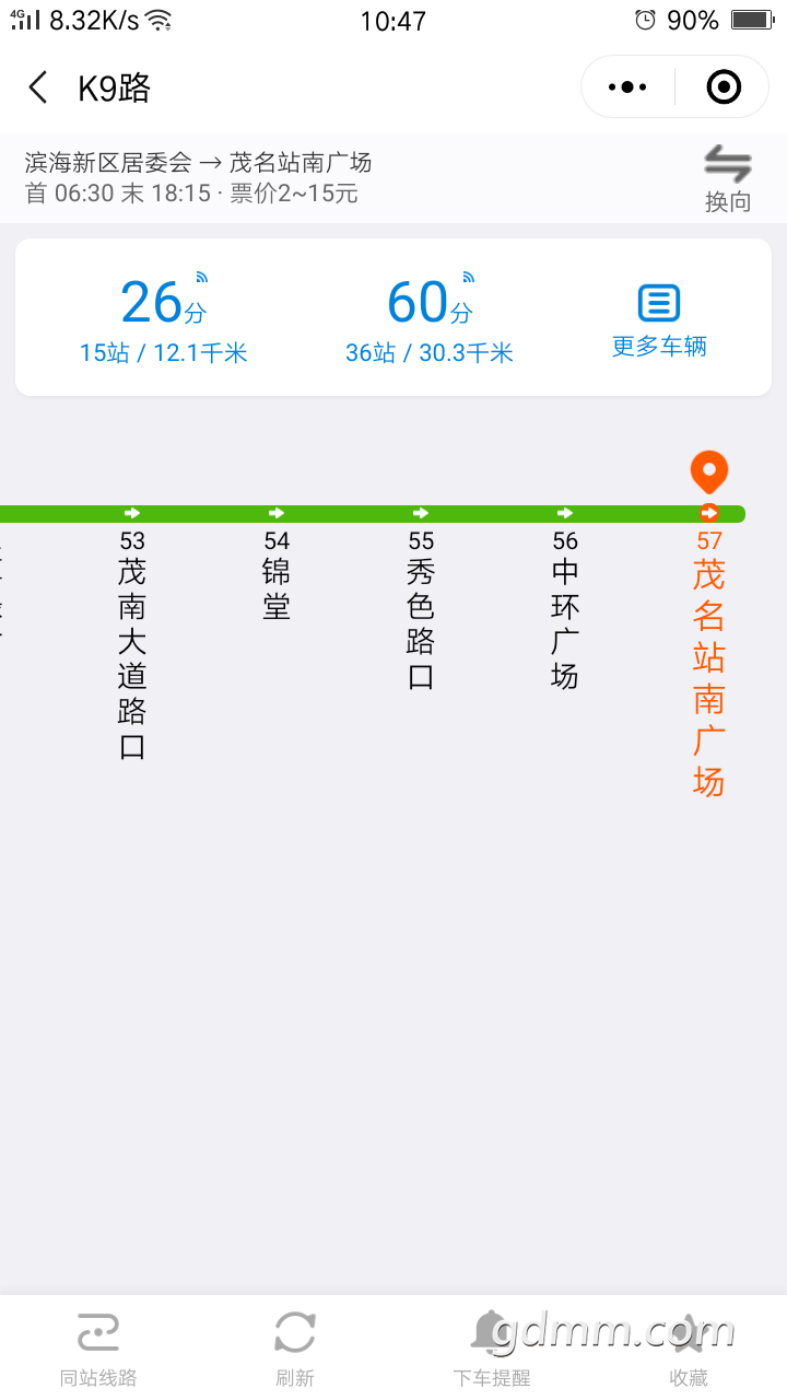 珠海k6路公交车路线图图片