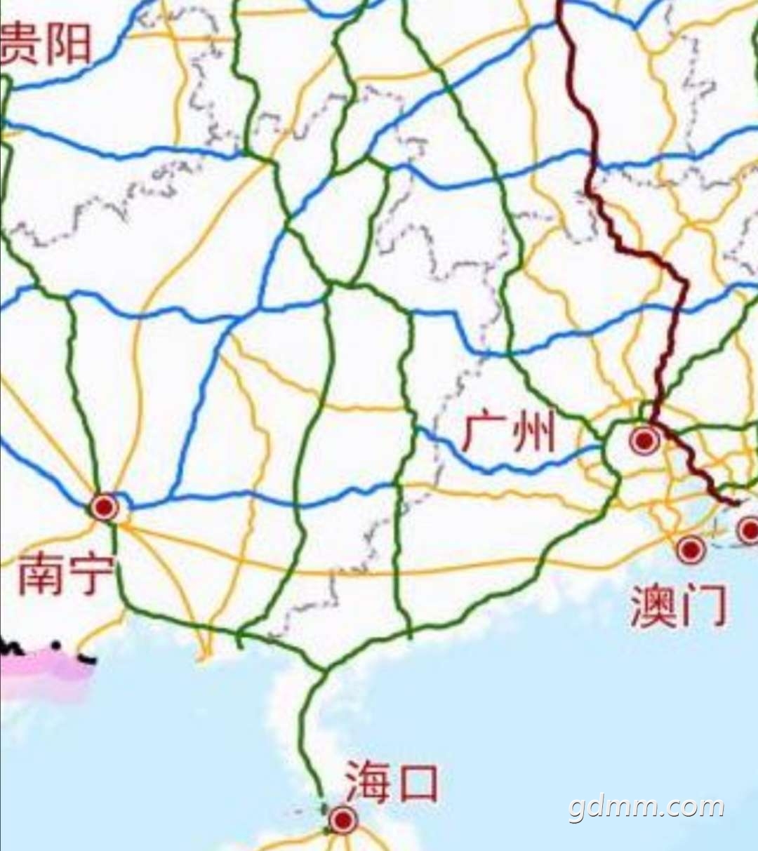 深南高速线路图阳春段图片